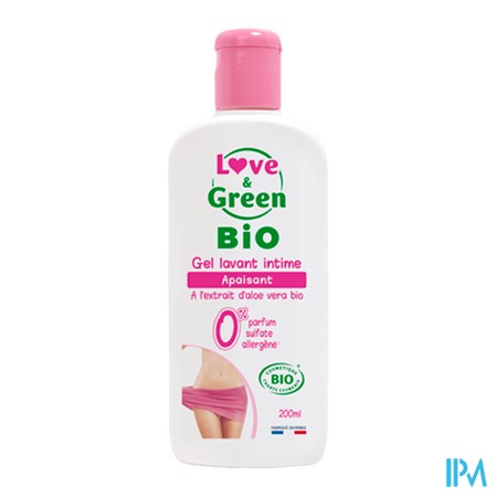 vignette LOVE &amp; GREEN GEL LAV INTIME APAIS 200 ML