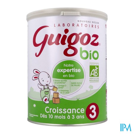 vignette GUIGOZ BIO CROISSANCE 3 800G
