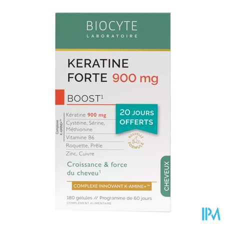 vignette BIOCYTE PACK KERATINE FORTE 900 GELU180
