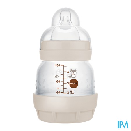 vignette MAM BIB EASY START A-C T0 130ML SABLE