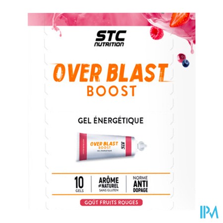 produit STC NUT OVERBLAST FRUITS ROUGES GEL