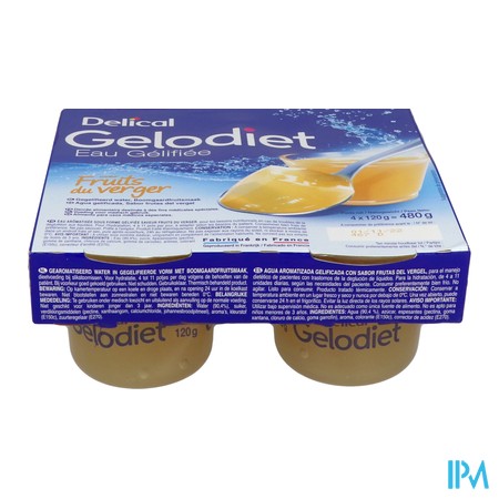 vignette EAU GELIFIEE GELODIET F/VERG4X120G