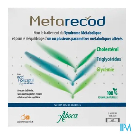 produit ABOCA METARECOD SACH GRANULES 2.5G SACH40