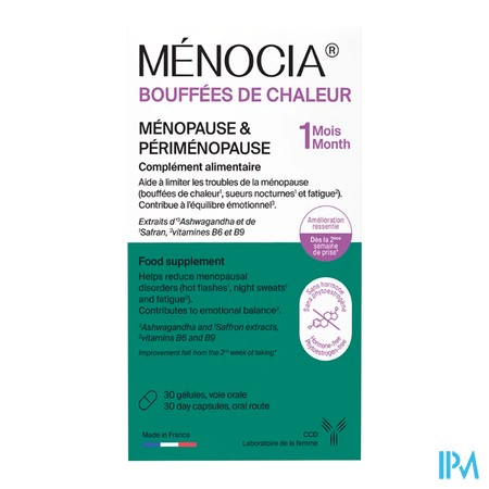produit MENOCIA BOUFFEES DE CHALEUR 1 MOIS