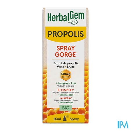 vignette HERBALGEM PROPOLIS BIO SPR 15ML