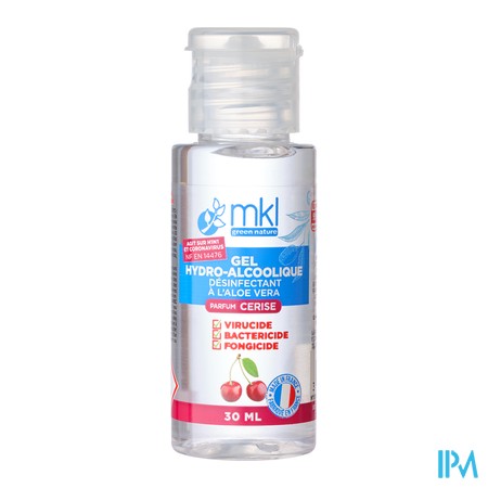 produit MKL GEL HYDROALCOOLIQUE 30ML CERISE