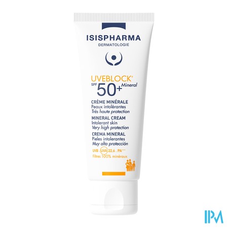 produit UVERBLOCK CR MINERAL INVISIB 40ML