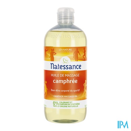 vignette NATESSANCE HUILE MASSAGE CAMPHREE FL500ML