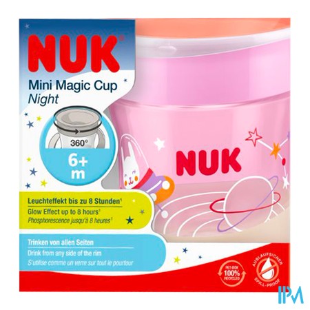 vignette NUK MINI MAGIC CUP NUIT ROSE