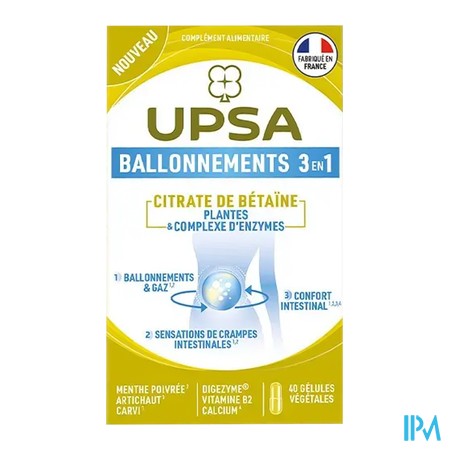 produit UPSA BALLONNEMENTS 3EN1 GELU40