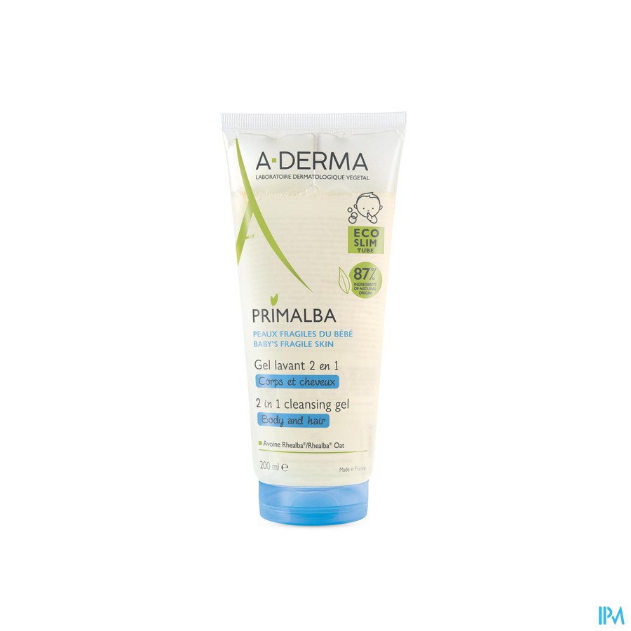 vignette A-DERMA PRIMALBA GEL LAV BB COR/CHEV200ML