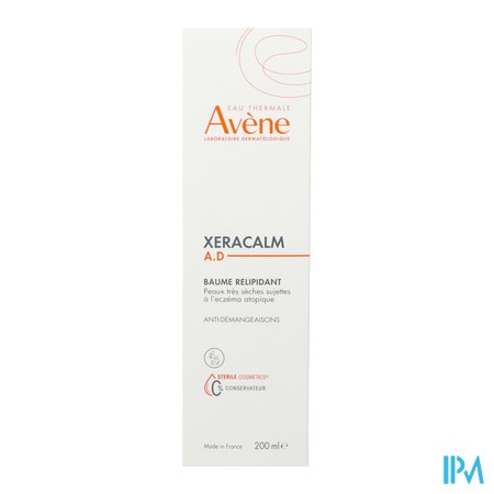 produit AVENE XERACALM AD BAUME RELIPIDANT 200ML