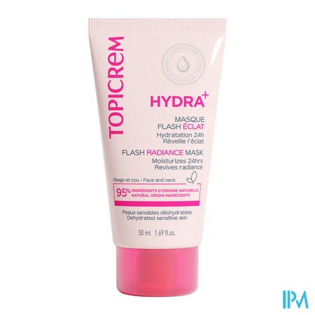 vignette TOPICREM HYDRA+ MASQ HYDRATAT ECLAT 50ML