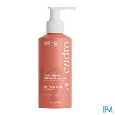 vignette ENDRO DENT GEL FRUIT ROUGE 185G