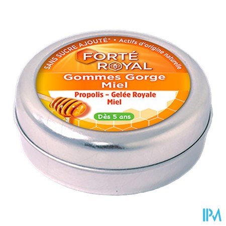 vignette FORTE PHARMA GOMME GORGE MIEL 45G