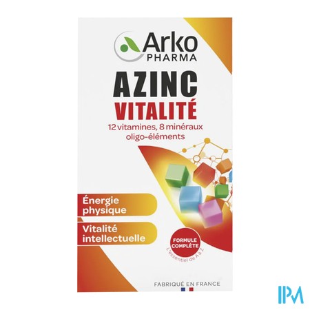vignette AZINC VITALITE XL 150GELULES