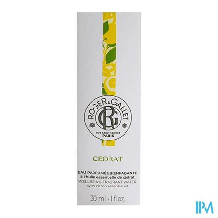 vignette RG EAU PARF BIENFAISANTE CEDRAT FL30ML