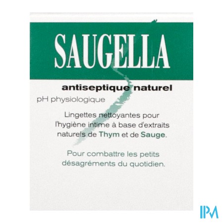 vignette SAUGELLA LINGETTE ANTISEPTIQ 10