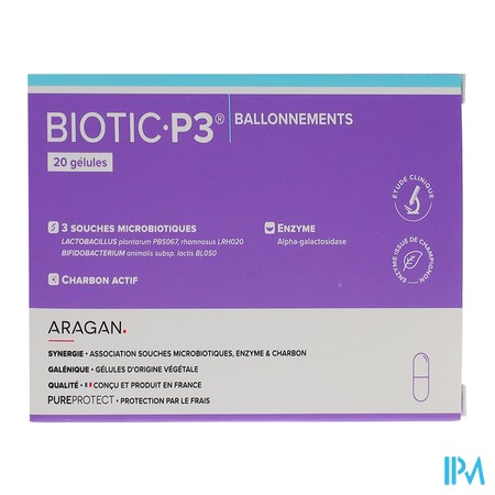 vignette ARAGAN BIOTIC P3 BALLONNEMENT GELU20