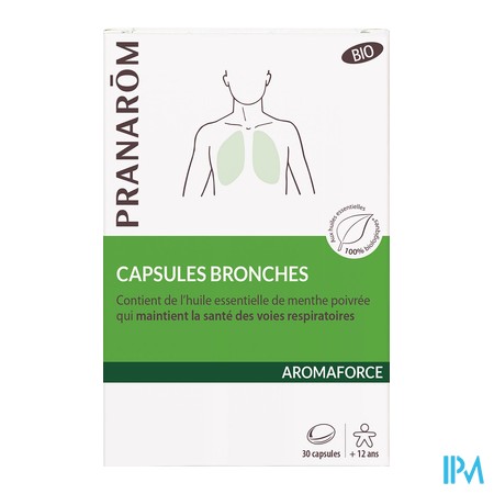 produit PRANAROM AROMAFOR BRONCHES CAP30
