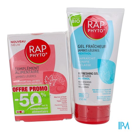 produit RAP PHYTO GEL FRAI BIO MENT+GELU30