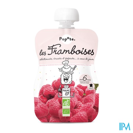 vignette POPOTE GOURDE FRAMBOISE BIO 120G