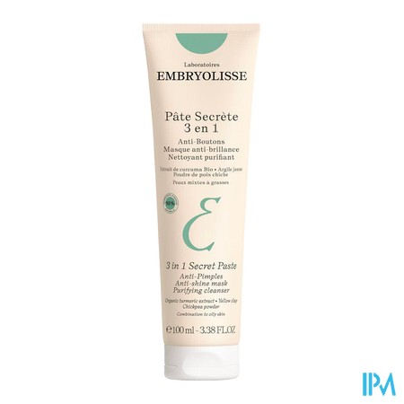 vignette EMBRYOLISSE PATE SECRETE 3EN1 TB 100ML