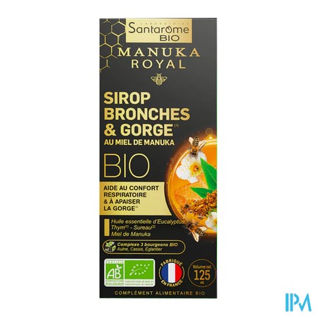 produit SANTAROME SIROP BRONCHE&GORGE 125ML