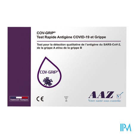 vignette AAZ COV-GRIP TEST AG COVID GRIP 20