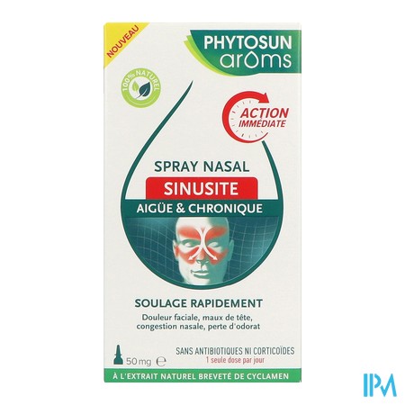 vignette PHYTOSUN AROMS SPR NAS SINUSITE 50MG
