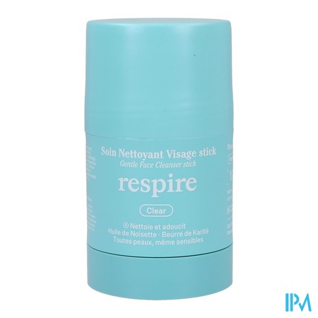 vignette RESPIRE NETTOYANT VISAGE STICK 50G