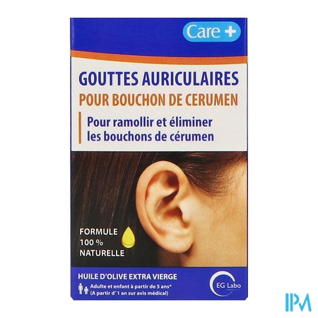 produit CARE+ SOLUT BOUCHON CERUMEN HLE OLIV 10ML