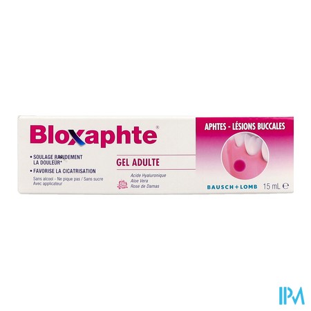 vignette BLOXAPHTE ADULTE GEL 15ML