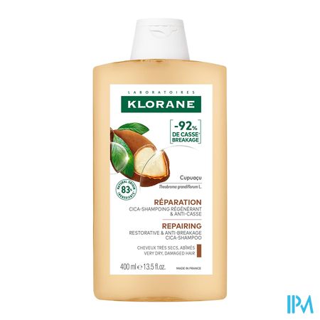 vignette KLORANE SH REPAR CUPUACU CICA400ML