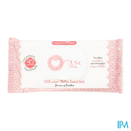 vignette Musc Intime Lingette Intime Litchi 30