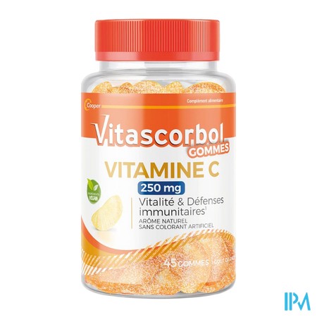 vignette VITASCORBOL GOMMES VITC 250MG 45