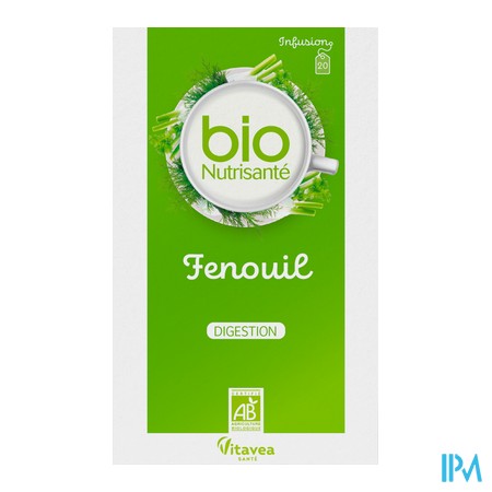 produit NUTRISANTE BIO FENOUIL 20SACH