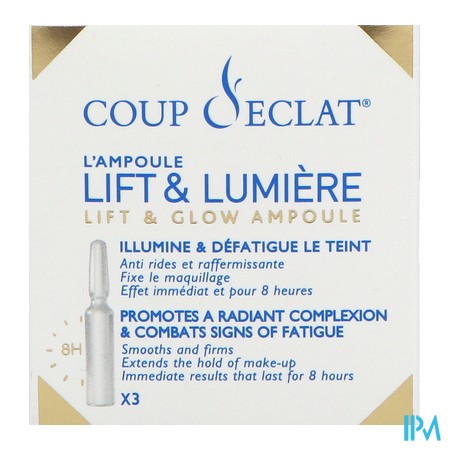 vignette COUP D'ECLAT AMP LIFT ET LUMIERE 3X1ML