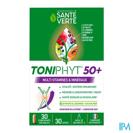 vignette SANTE V TONIPHYT MULTI VIT&MIN 50+ CPR30