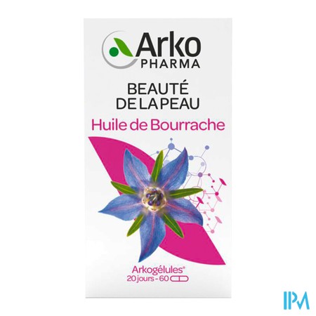 vignette ARKOGELULES HUILE BOURRACHE BIO 60CAPS