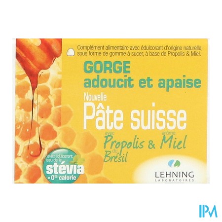 vignette LEHNING PATE SUISSE GORGE GOMME 40