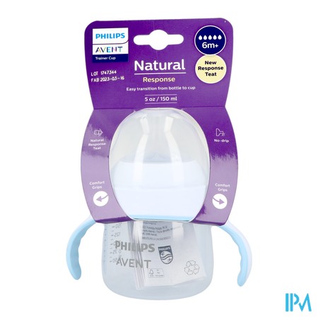 vignette AVENT BIB EVOLUTIF NAT RESP 150ML 6 M+