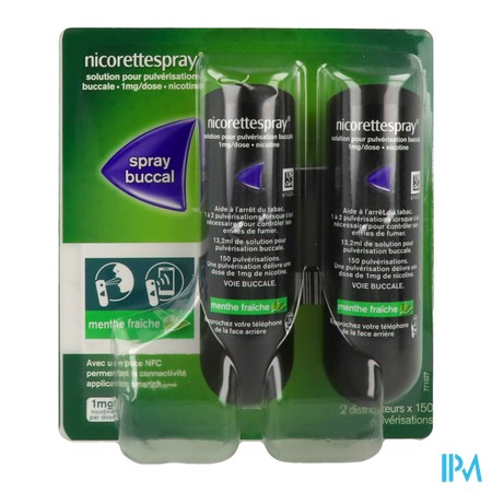 produit NICORETTESPRAY 1MG/DOSE SOL FL 2