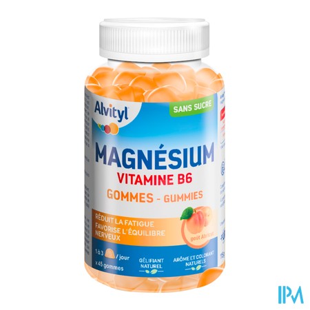 produit ALVITYL MAGNESIUM ABRICOT GOMME 45