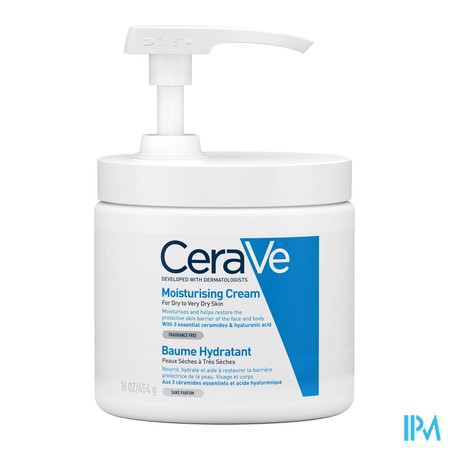 vignette CERAVE BAUME HYDRA POT POMPE 454G