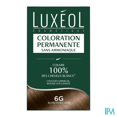 vignette LUXEOL COLORATION 6G BLOND FONCE DORE