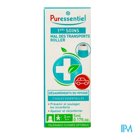 vignette PURESSENTIEL ROLLER MAL TRANSP 5ML