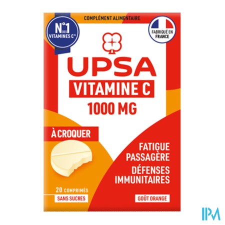 vignette VIT C UPSA 1000MG 2X10CPR