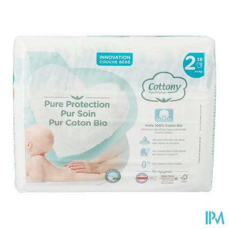 vignette COTTONY COUCHE BB 3-6KG T2 38