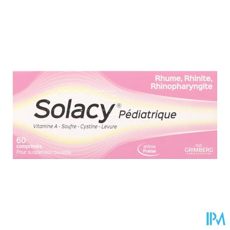 vignette SOLACY PEDIATRIQUE CPR/SUSP BUV 60
